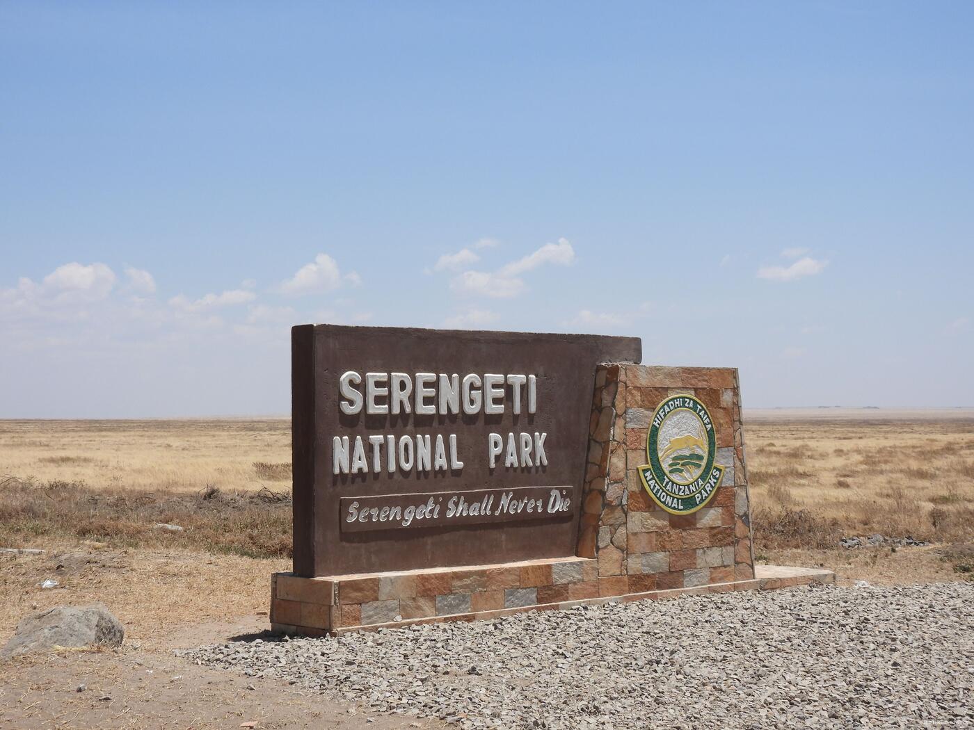 Serengeti National Park entrance